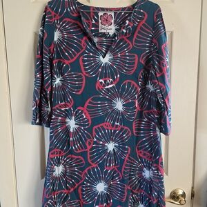 Lesley Evers Floral Midi Dress